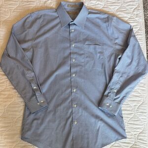 Men's Blue Checkered Shirt